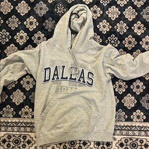 Dallas Crewneck Hooded Sweatshirt - Gray